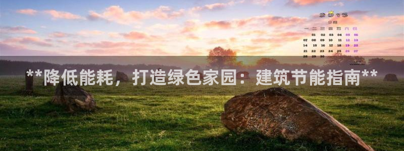 e尊国际娱乐官网地址：**降低能耗，打造绿色家园：建筑节能指南**