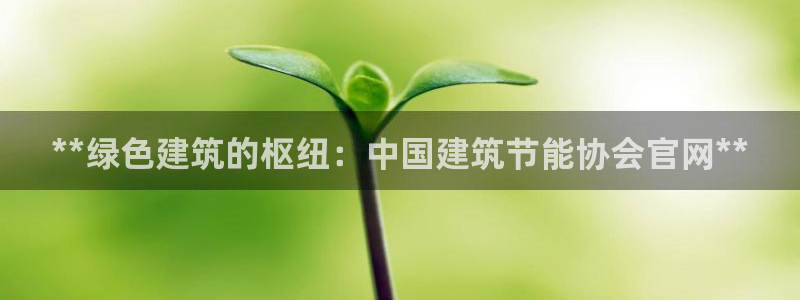 e尊国际-可可计划：**绿色建筑的枢纽：中国建筑节能协会官网**