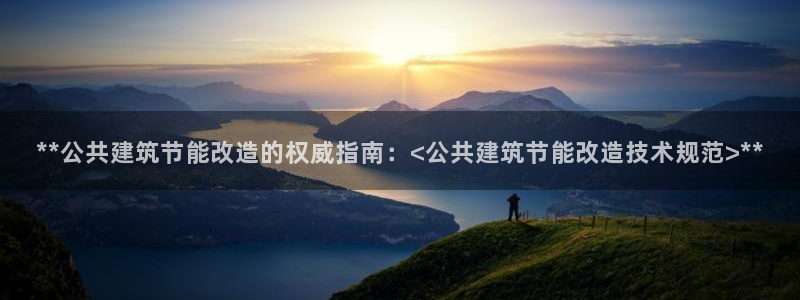 e尊国际-e尊国际官网：**公共建筑节能改造的权威指南：<公共建筑节能改造技术规范>**