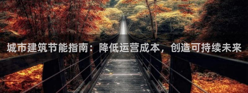 e尊国际官网·网址：城市建筑节能指南：降低运营成本，创造可持续未来