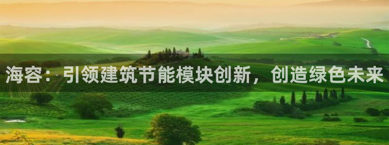 e尊国际平台：海容：引领建筑节能模块创新，创造绿色未来
