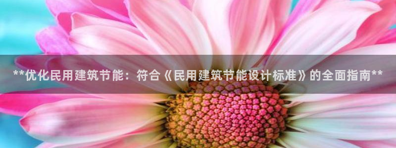 e尊国际客服：**优化民用建筑节能：符合《民用建筑节能设计标准》的全面指南**