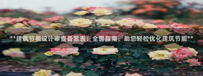 E尊国际网站：**建筑节能设计审查备案表：全面指南，助您轻松优化建筑节能**