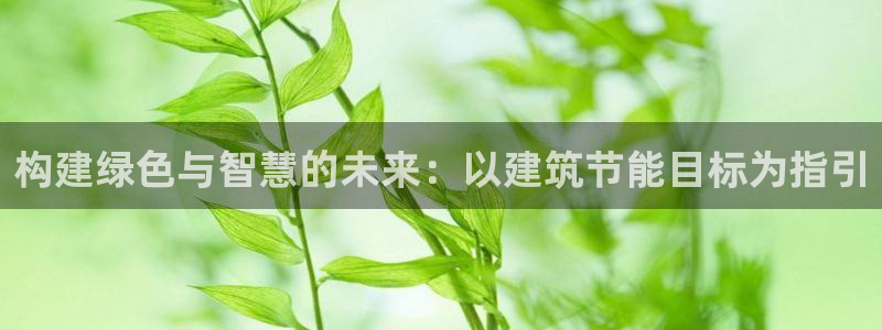 e尊国际的手机登录网站：构建绿色与智慧的未来：以建筑节能目标为指引