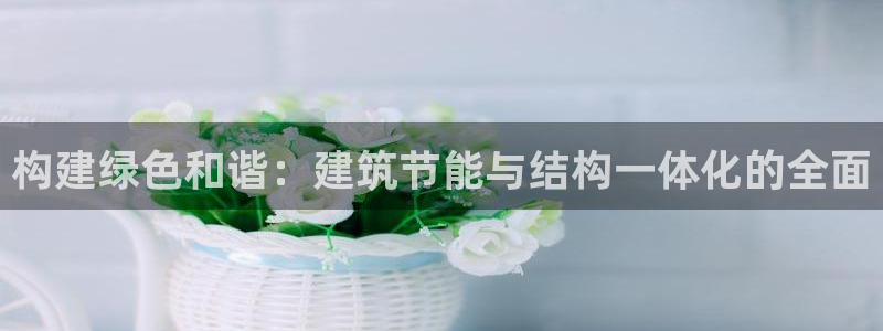 e尊国际网址：构建绿色和谐：建筑节能与结构一体化的全面