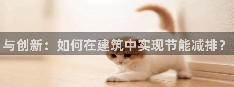 e尊国际可靠吗：与创新：如何在建筑中实现节能减排？